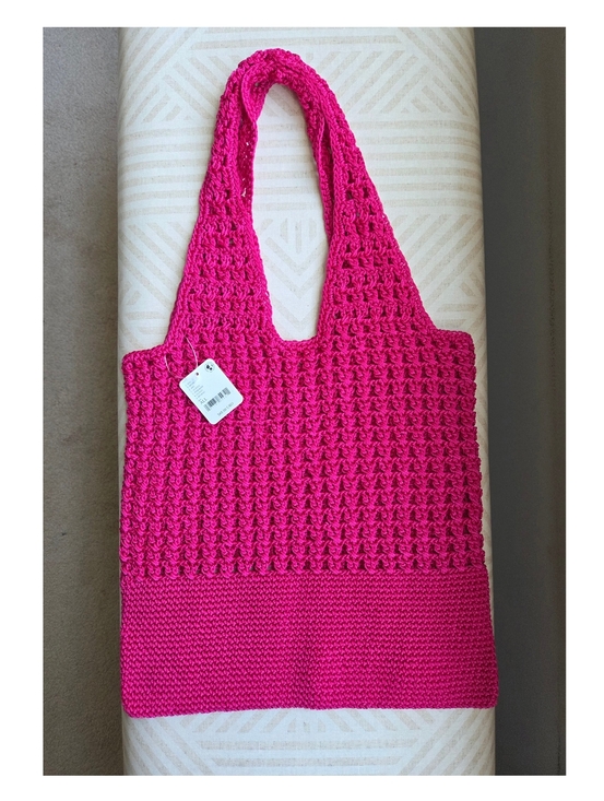Free People Handbags - NWT Free People Sarasota Crochet Tote -Azalea